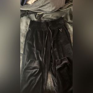 Victoria Secret black flare sweats.